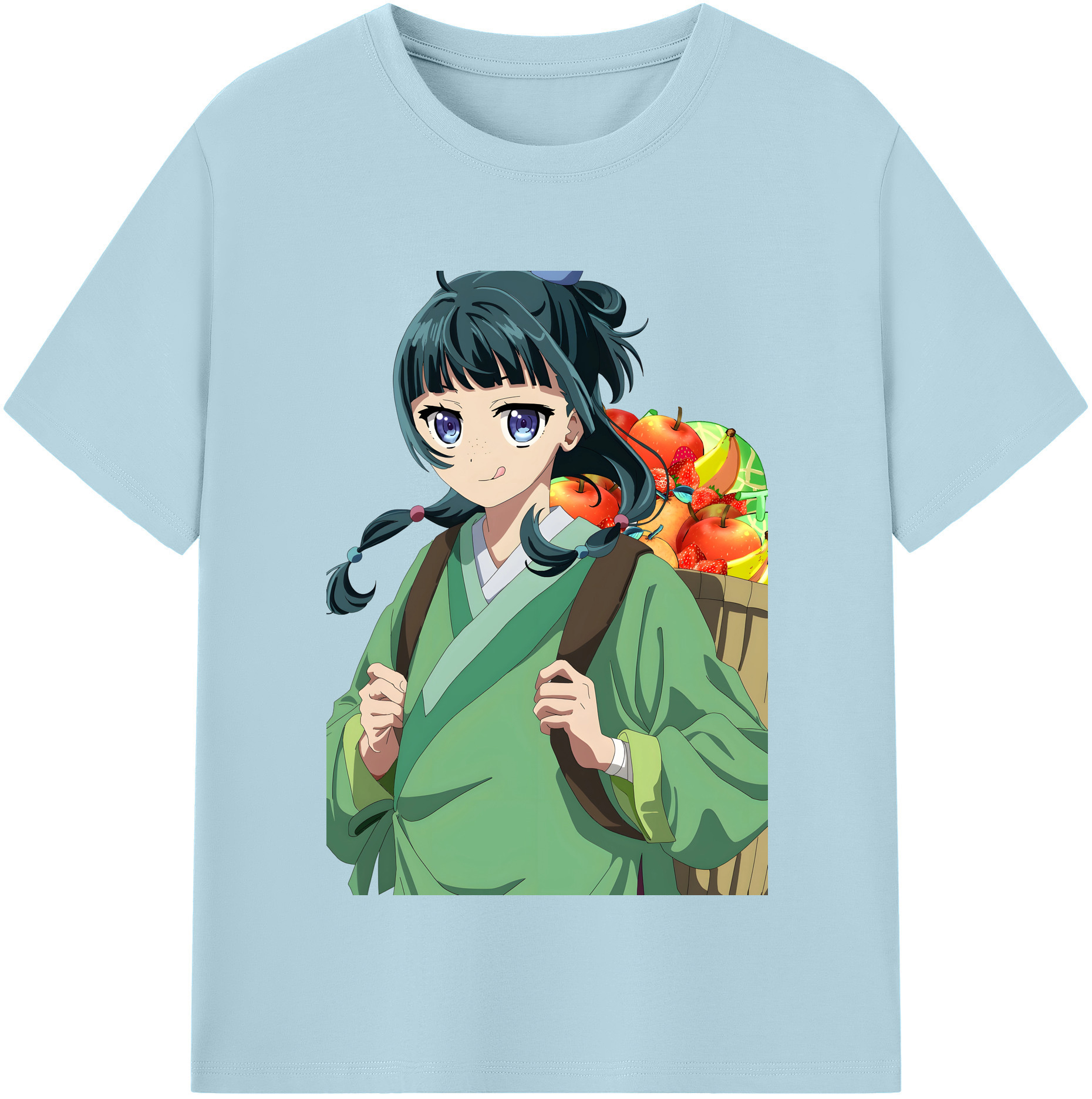 （画像用） 薬屋のひとりごと The Apothecary Diaries 綿100％半袖Tシャツ（フロントプリント）